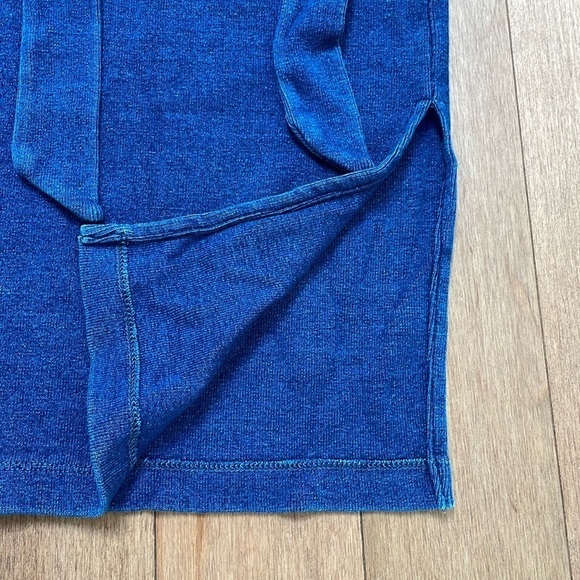 AG by Adriano Goldschmied denim optic dress skirt detached tie waistband size S - Picture 6 of 12